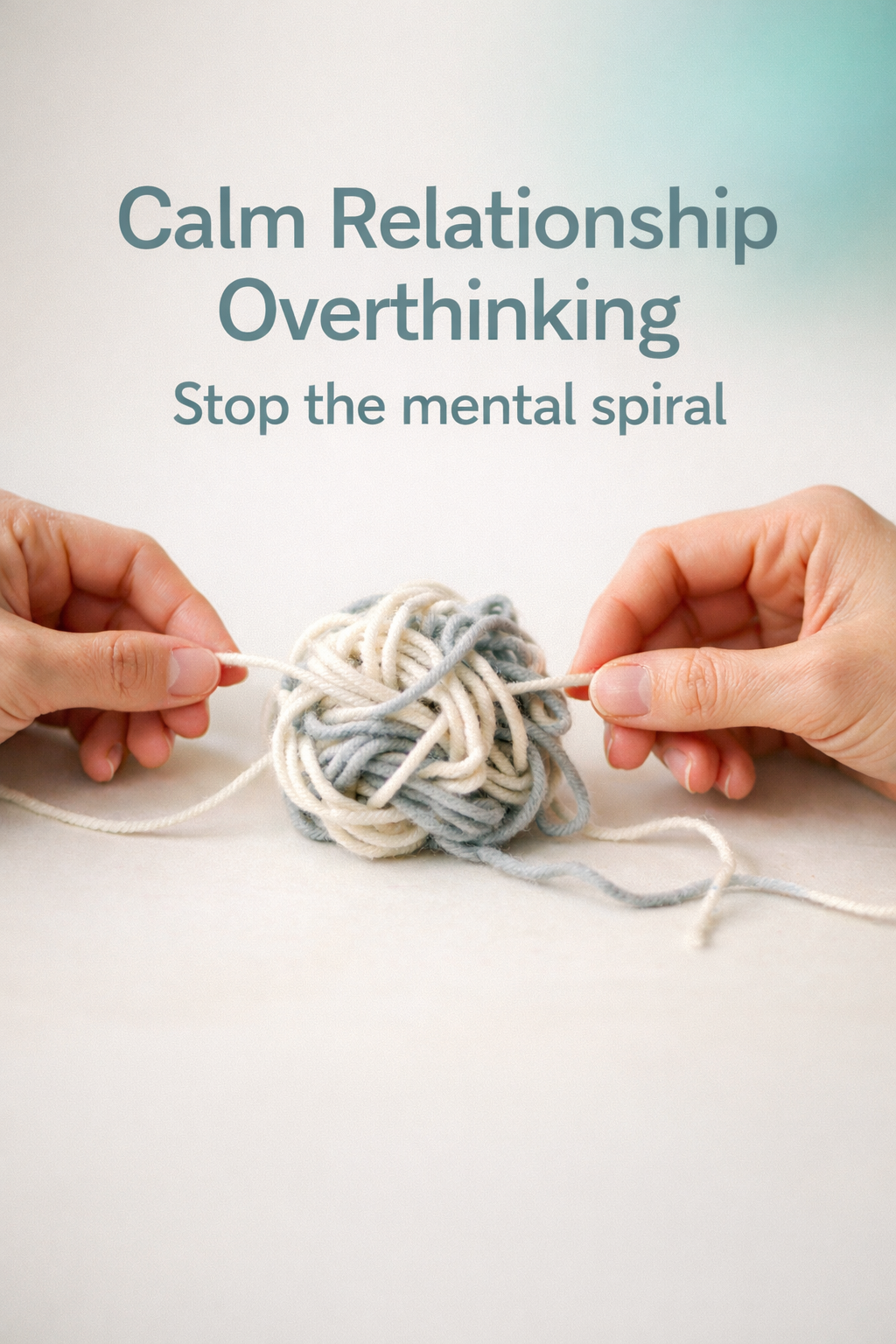 Overthinking in Relationships: How to Stop the Spiral and Feel Close Again